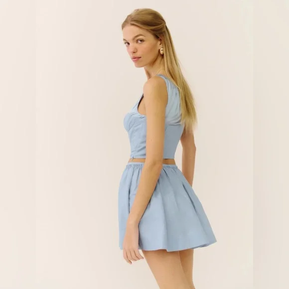 Reformation Evy Linen Two Piece Set - Picture 2 of 5